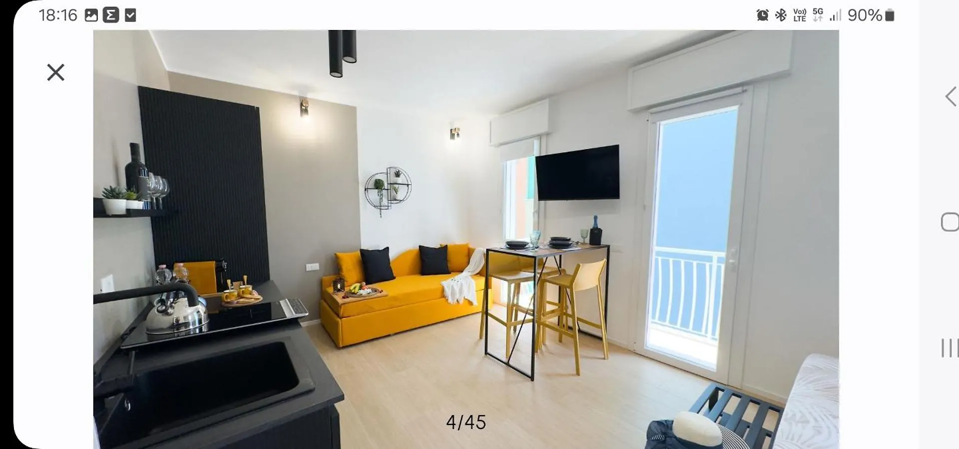 アパート Bagatela Suites And Flat, Suite Scorcio Laguna キオッジャ
